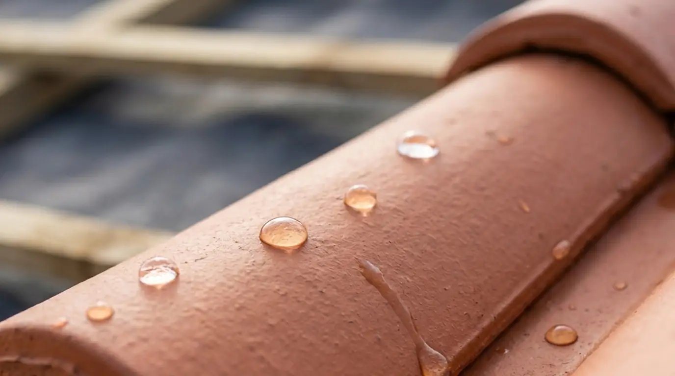 Application d'un traitement hydrofuge protecteur sur toiture